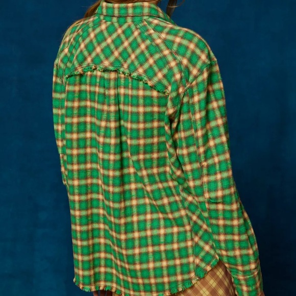 NEW UO BDG Brixton Button Down Flannel - Picture 5 of 8